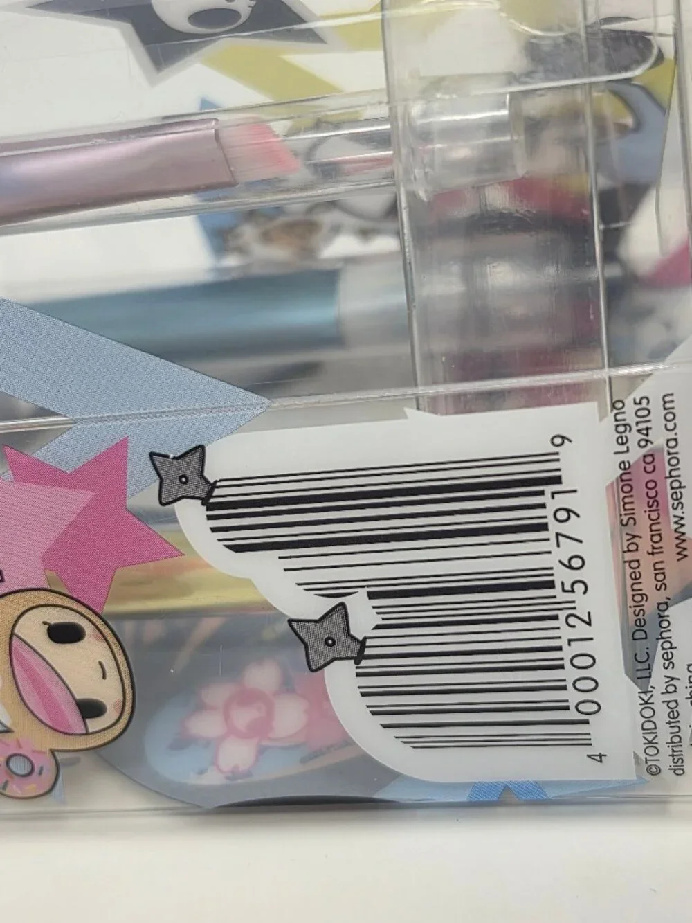 Sephora Tokidoki Pittura Makeup 3 Brush Set Mozzarella Adios Amigos Donutella